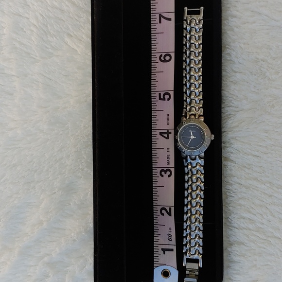 Bulova Women's Stainless Steel Blue Dial Watch with 7 Inch Link Band - Picture 12 of 13